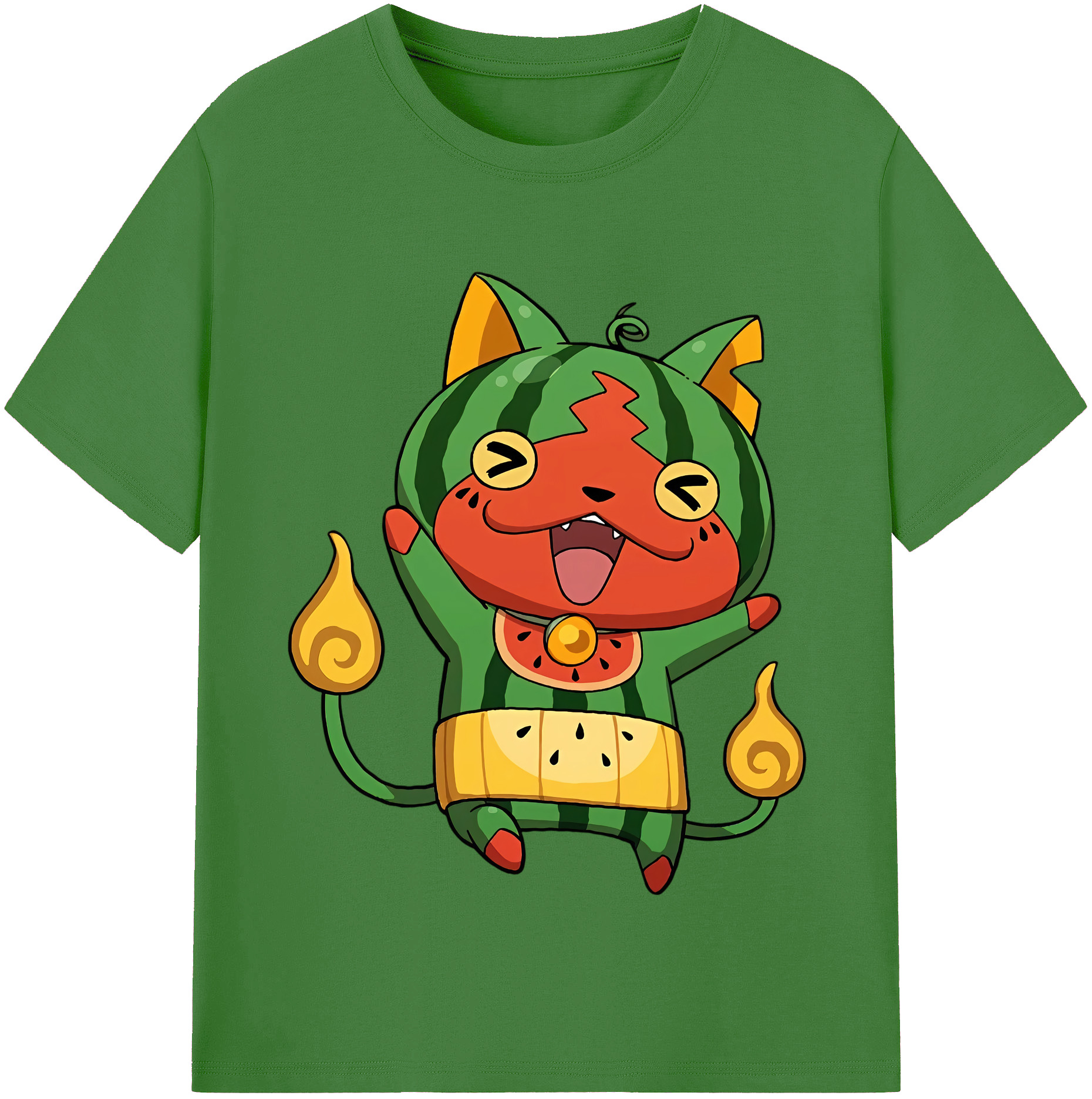 （画像用） 妖怪ウォッチ Yo-kai Watch レディースカジュアルプリントTシャツ（綿100％）